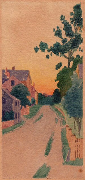 Color woodcut