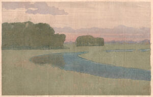 Color woodcut