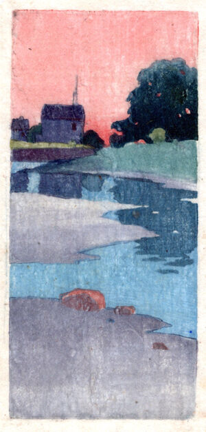 Color woodcut