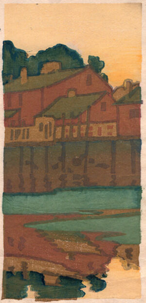 Color woodcut