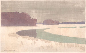 Color woodcut
