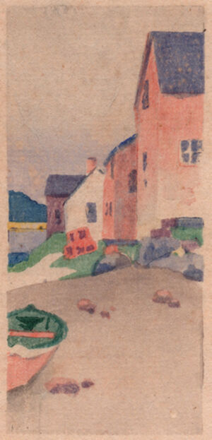 Color woodcut
