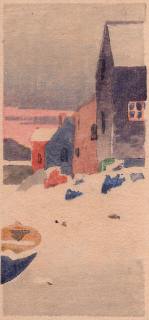 Color woodcut