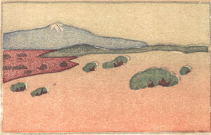 Color linocut