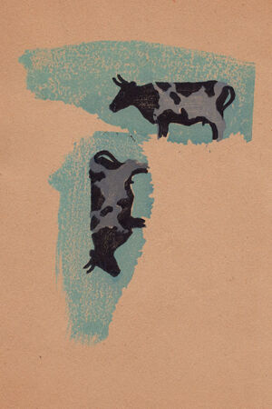Color woodcut