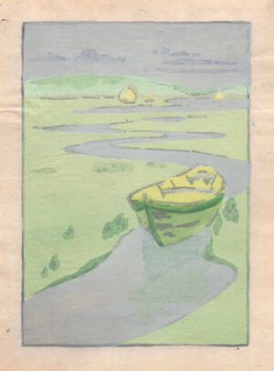 Color woodcut