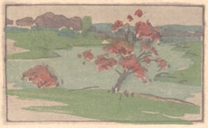 Color woodcut