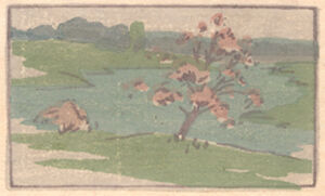 Color woodcut