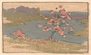Color woodcut