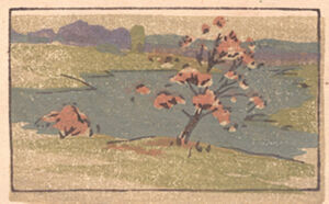 Color woodcut