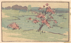 Color woodcut