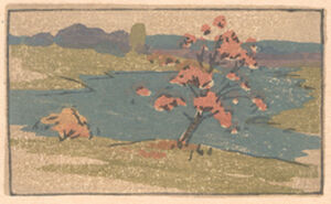 Color woodcut