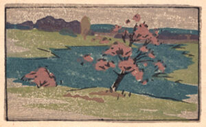 Color woodcut