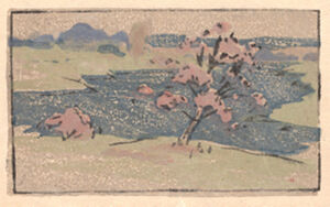 Color woodcut