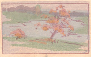Color woodcut