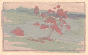 Color woodcut