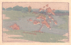 Color woodcut