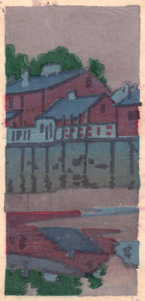 Color woodcut