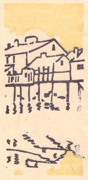 Color woodcut