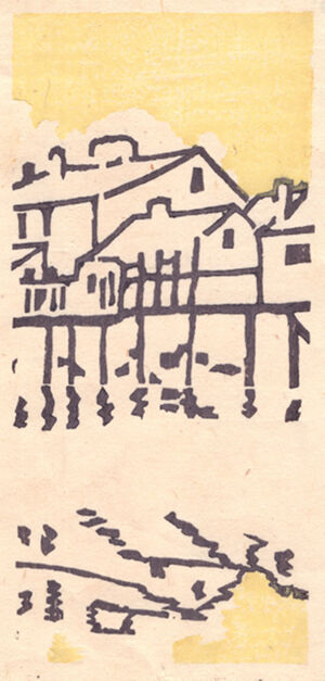 Color woodcut