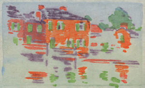 Color woodcut