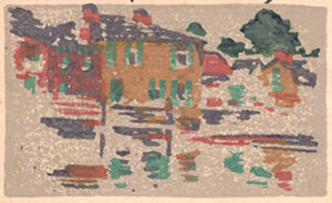 Color woodcut