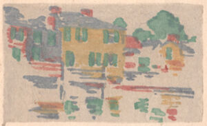 Color woodcut