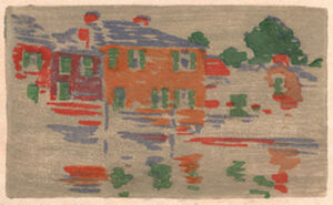 Color woodcut