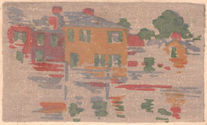 Color woodcut