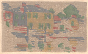 Color woodcut