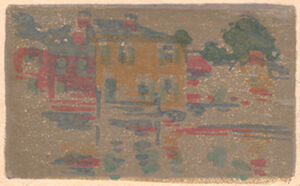 Color woodcut