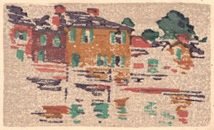 Color woodcut