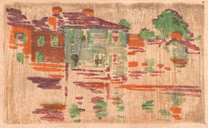 Color woodcut