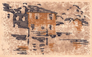 Color woodcut