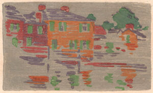 Color woodcut