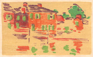 Color woodcut