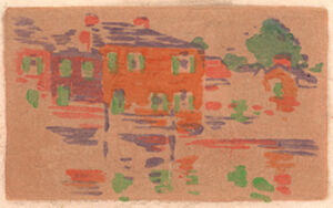 Color woodcut