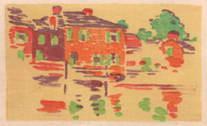 Color woodcut