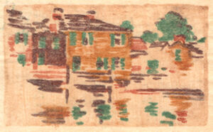 Color woodcut