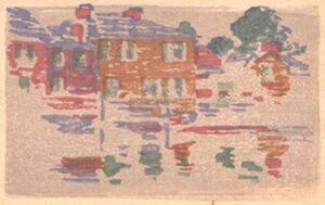 Color woodcut