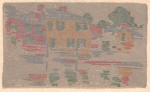 Color woodcut