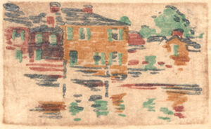 Color woodcut