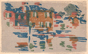 Color woodcut