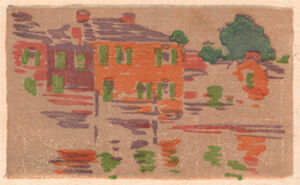 Color woodcut