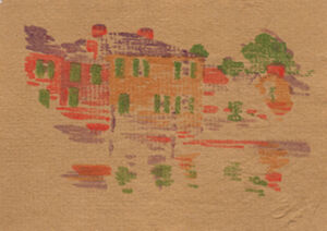 Color woodcut