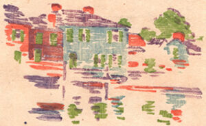 Color woodcut