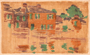 Color woodcut