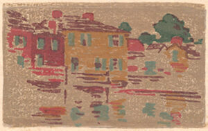 Color woodcut