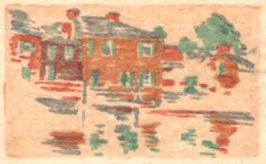 Color woodcut