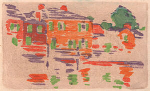 Color woodcut